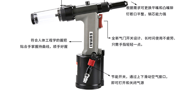 速耐小編幫您解析鉚釘槍如何選用鉚釘和正確選用導(dǎo)咀