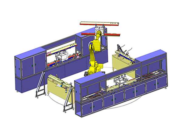 機器人自動拉鉚設(shè)備工作站